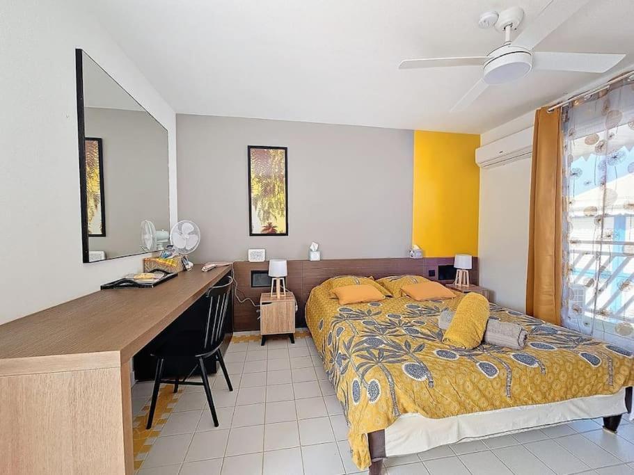 Studio Dans Village Vacances Manganao Сен-Франсуа Экстерьер фото